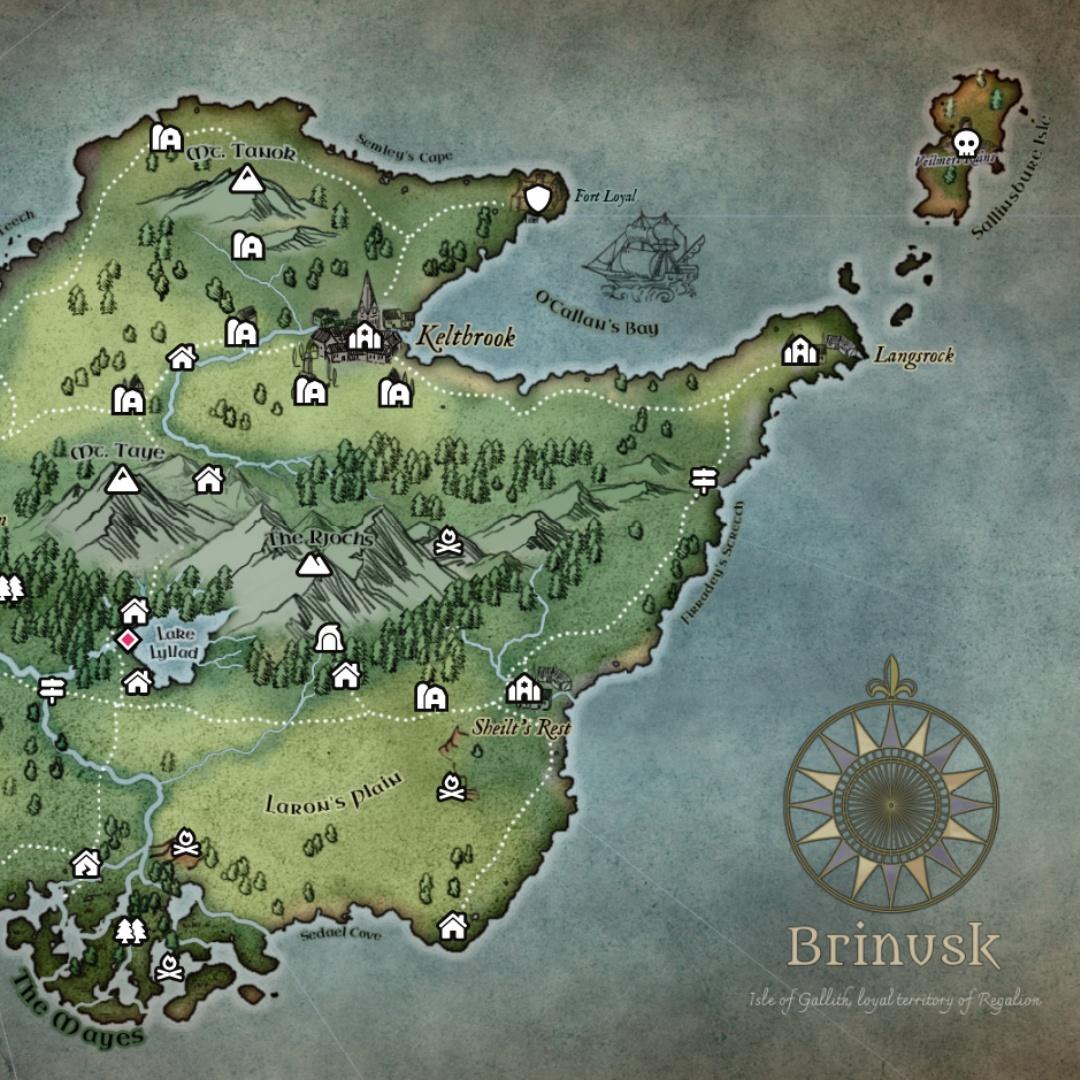 Kilcunda's Quest Design in LegendKeeper